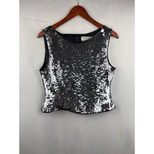 Papēll Boutique Evening Sequin Sleeveless Top PM